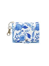 Scalloped Wallet, Porcelain Vines