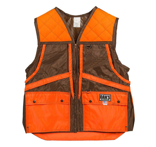 Dan's Game Vest Brown/Orange 424