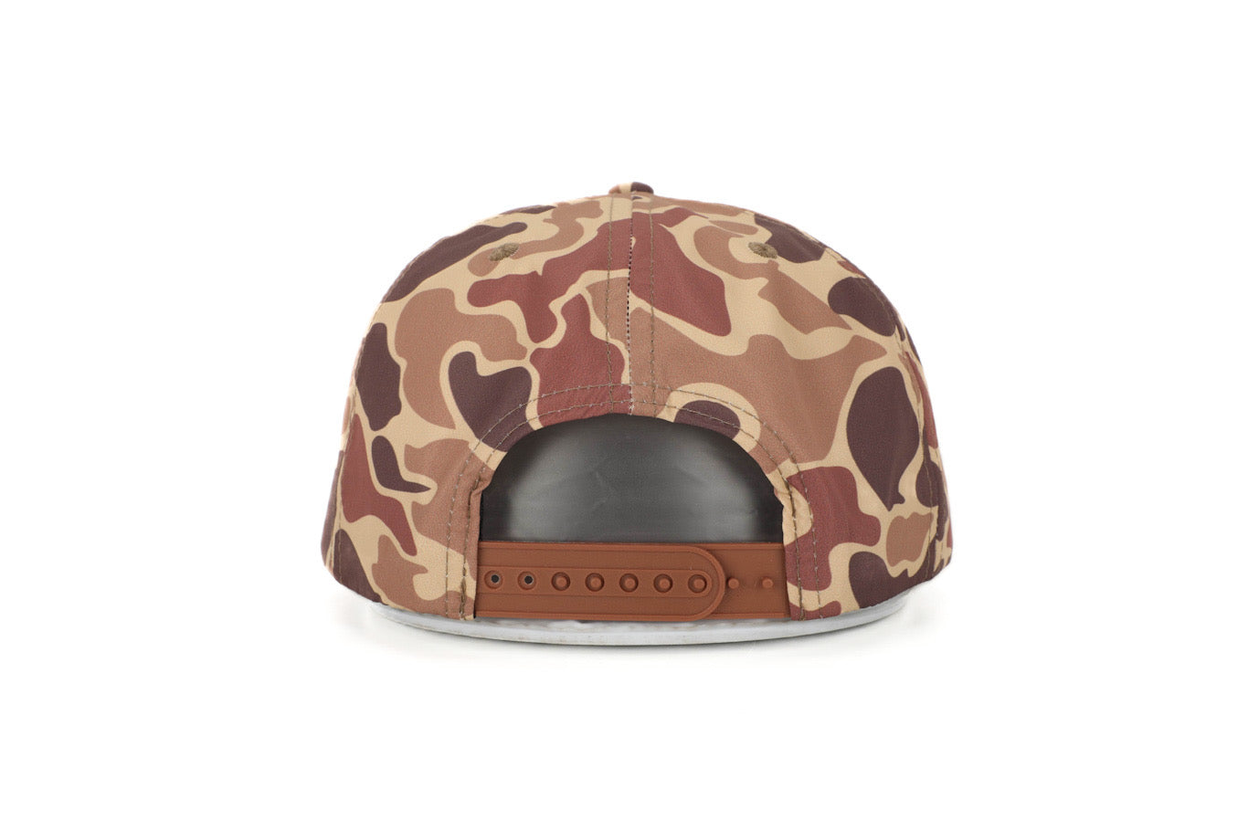 AFW Leather Patch Old School Rope Hat, Brown Camo