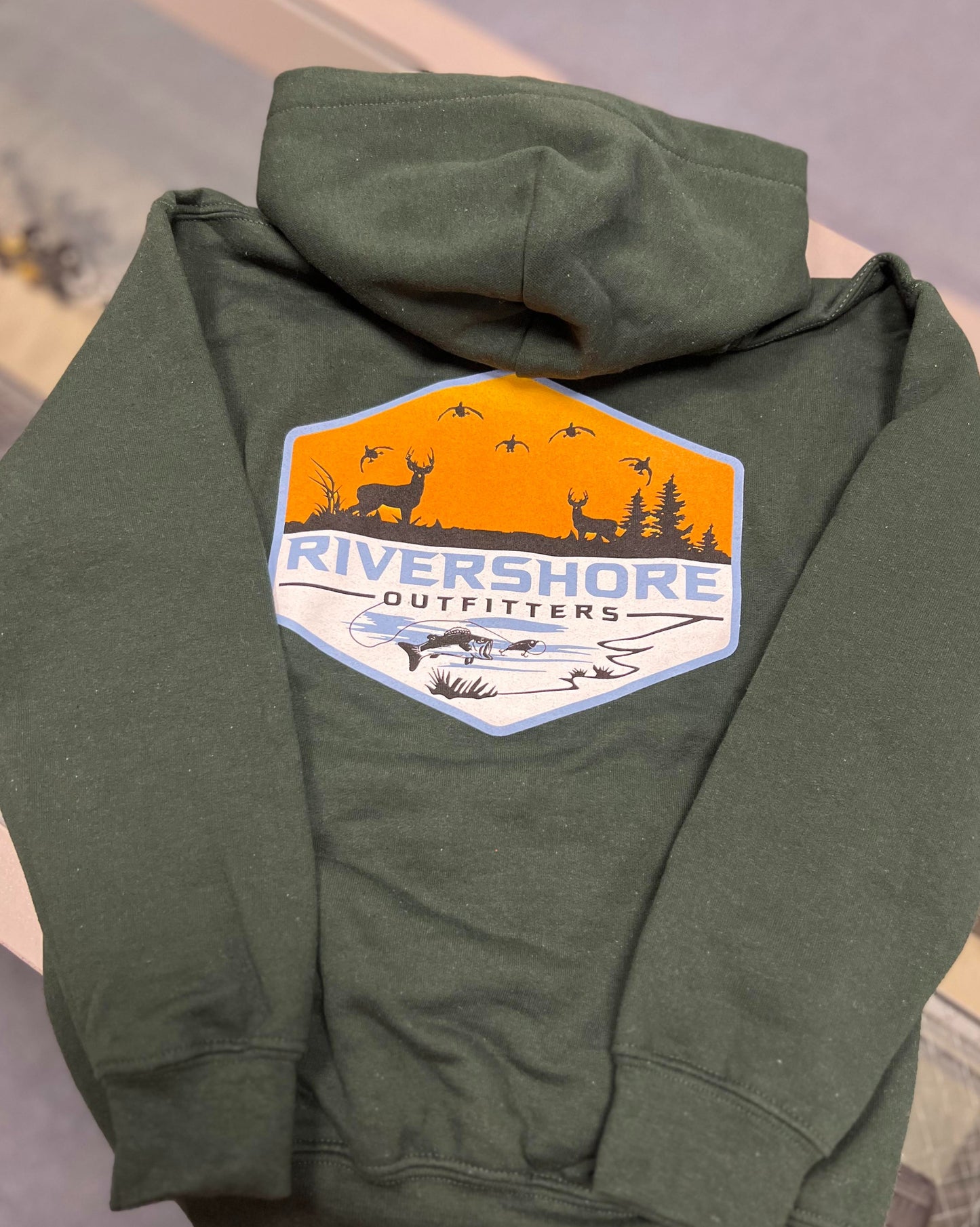 Youth Rivershore Logo Hooded Sweatshirt