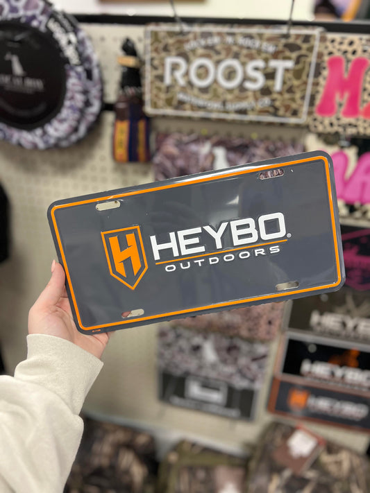 Heybo Shield License Plate