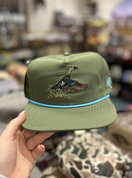 AFW Moss Blue Wing Teal Ripstop Hat
