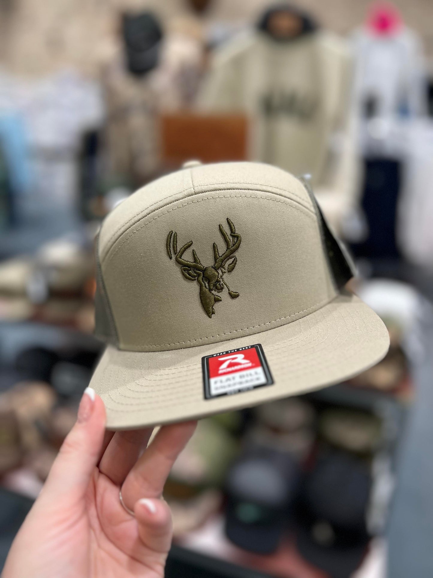 AFW 3D Puff Deer 7 Panel, Loden