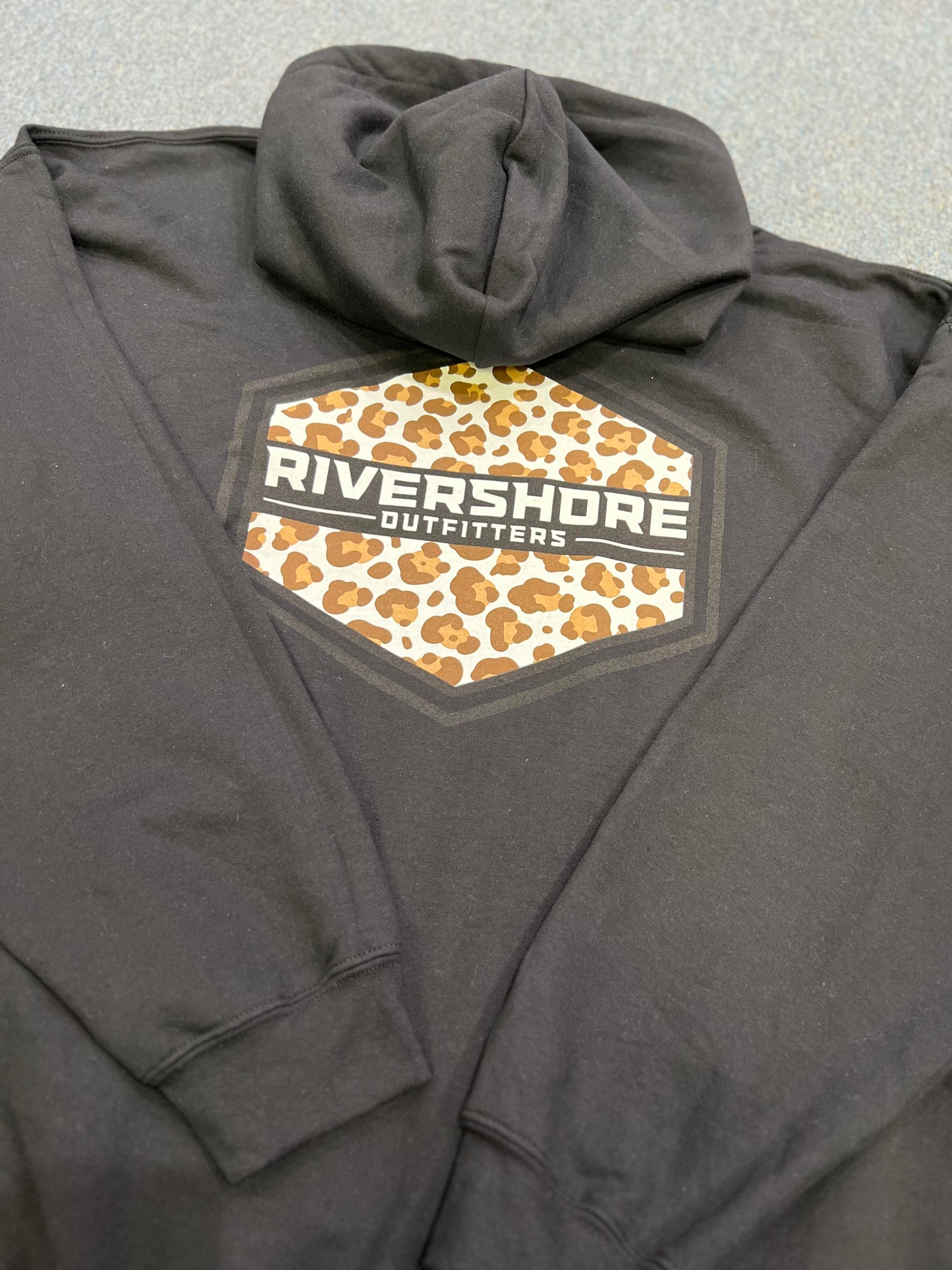 RSO Leopard Hoodie, Black