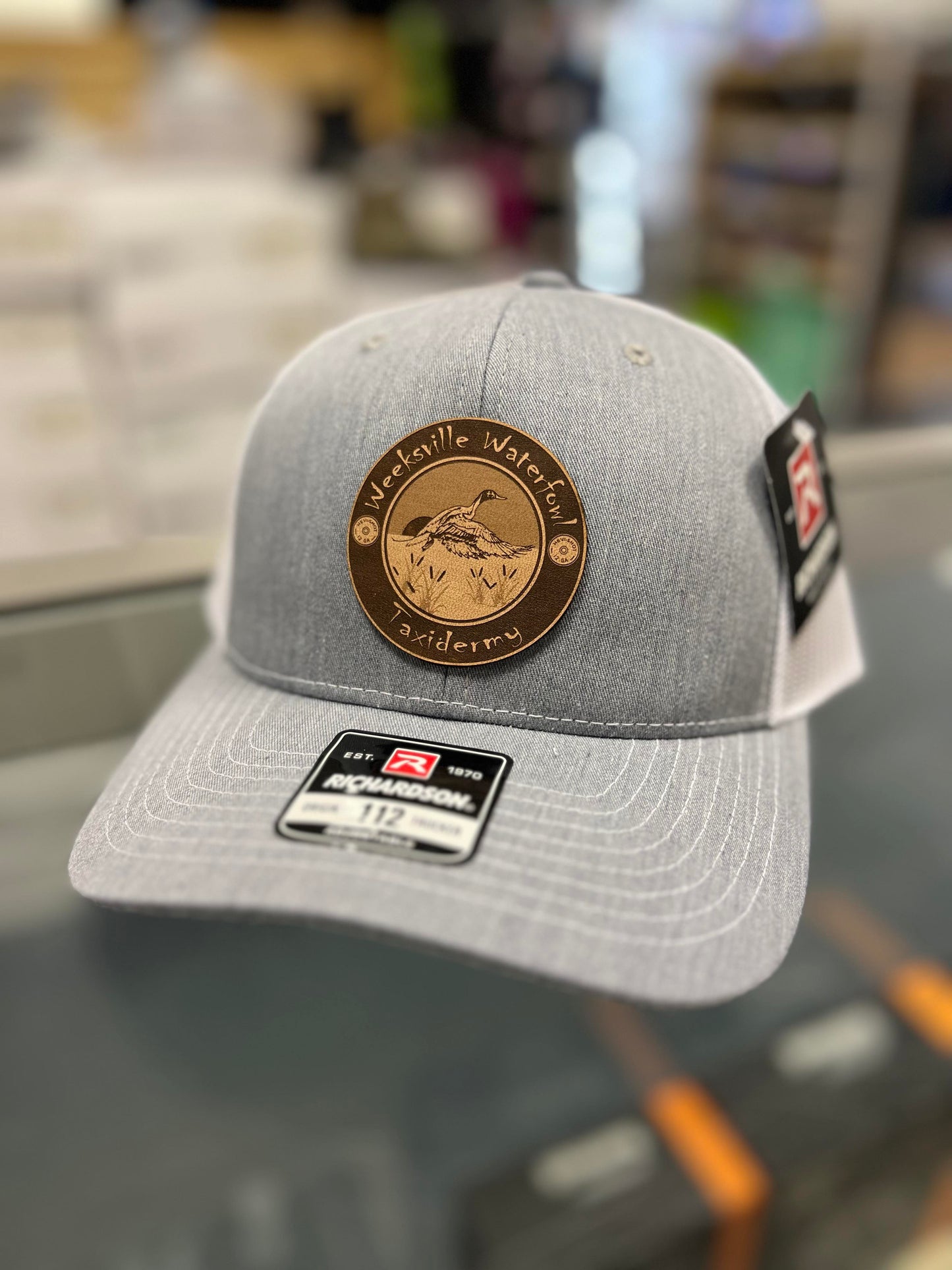 Weeksville Waterfowl Patch Hat (Gray/White)