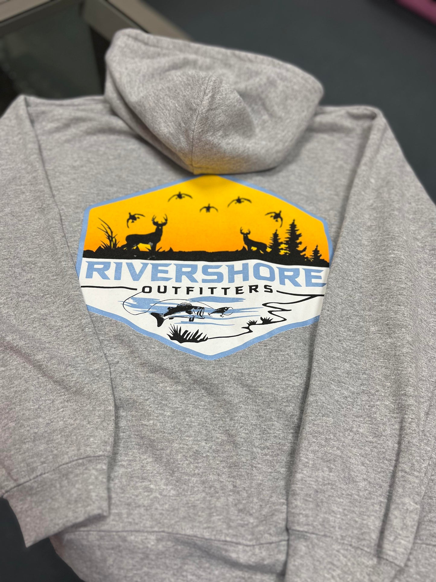 RSO Logo Hooded Sweatshirt, Sport Grey