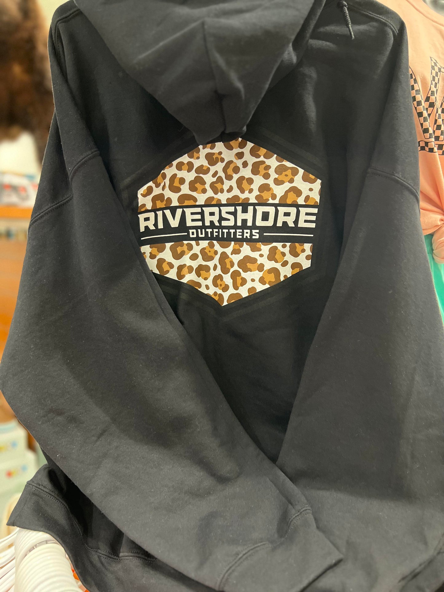 RSO Leopard Hoodie, Black
