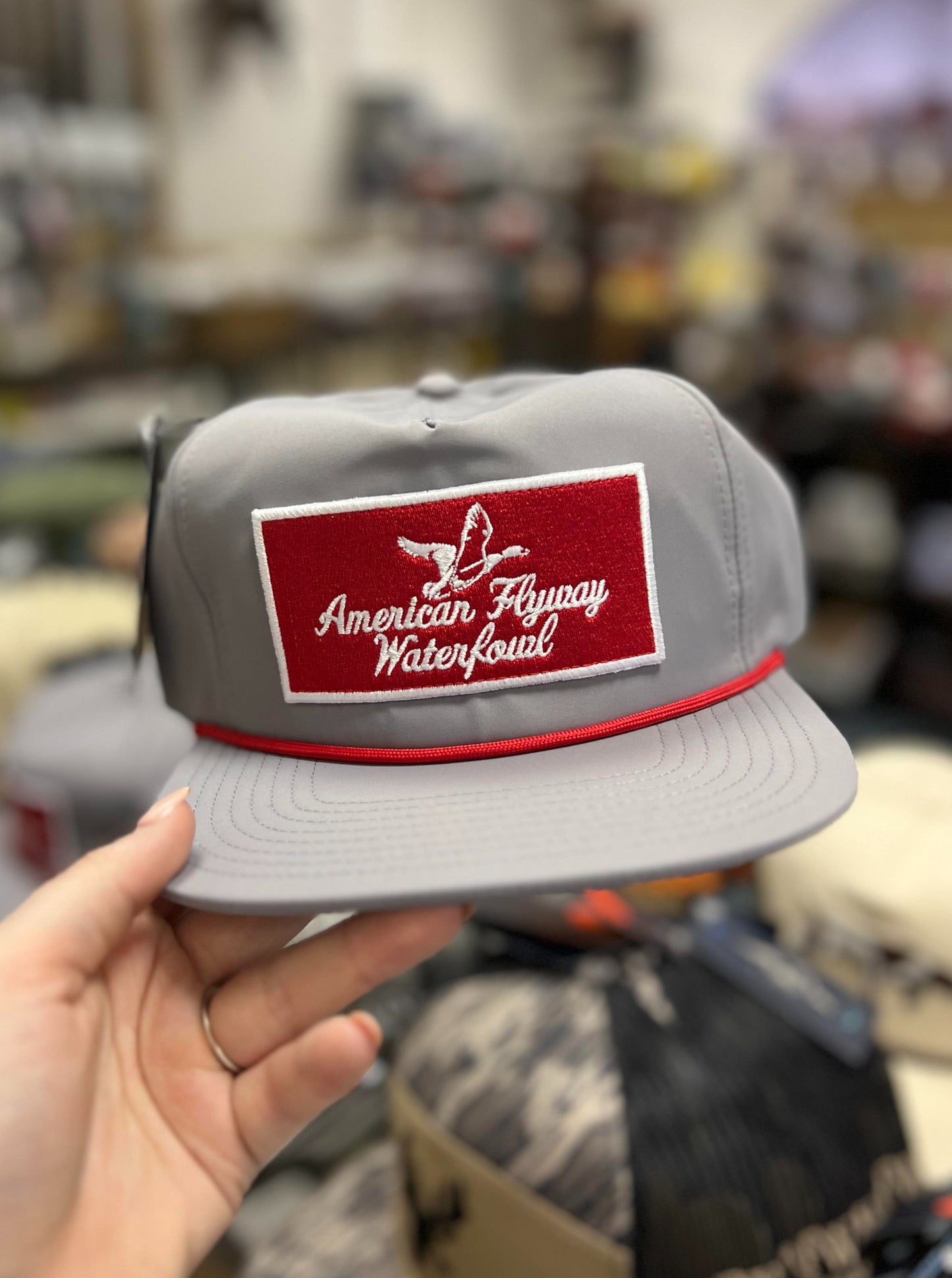 AFW Throwback Vintage Red Rope Hat