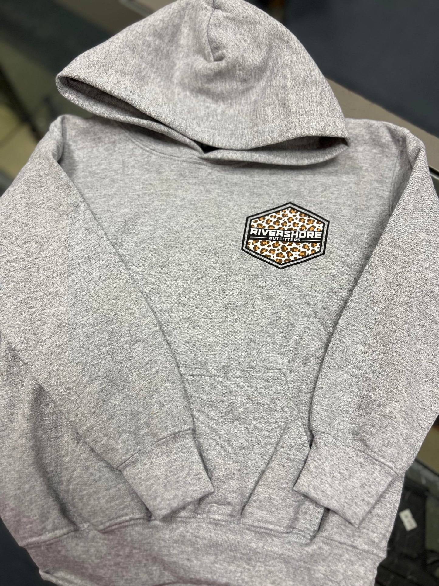 Youth RSO Leopard Logo Hooded Sweatshirt