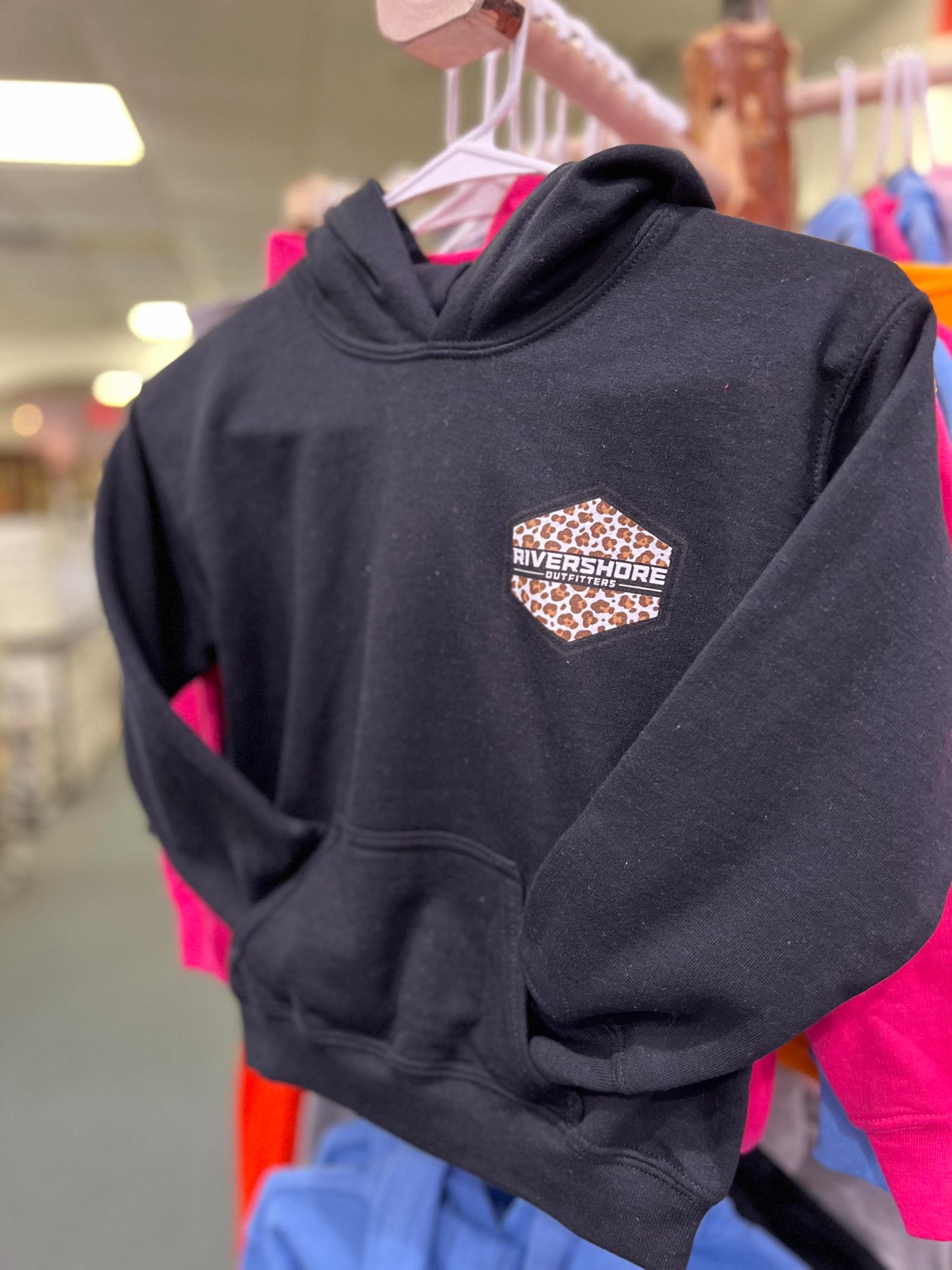 Youth RSO Leopard Logo Hooded Sweatshirt