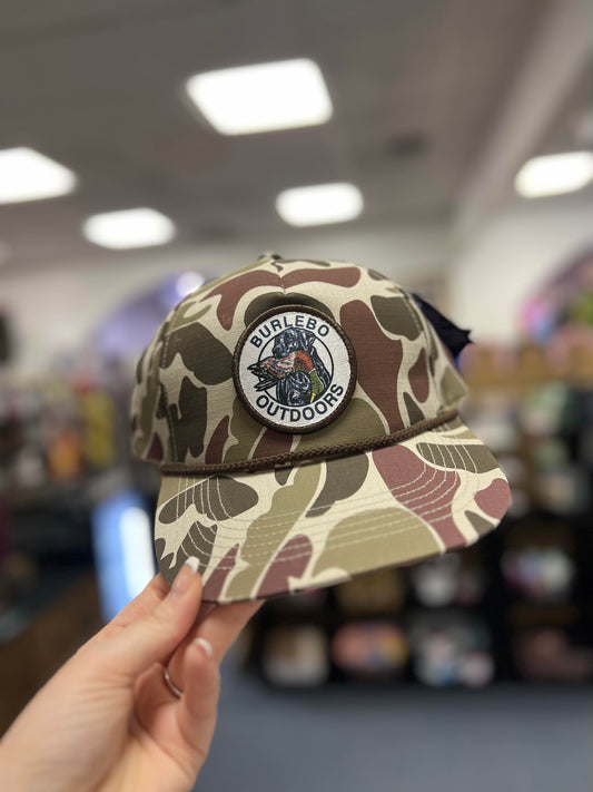 Camo Duck and Dog Cap