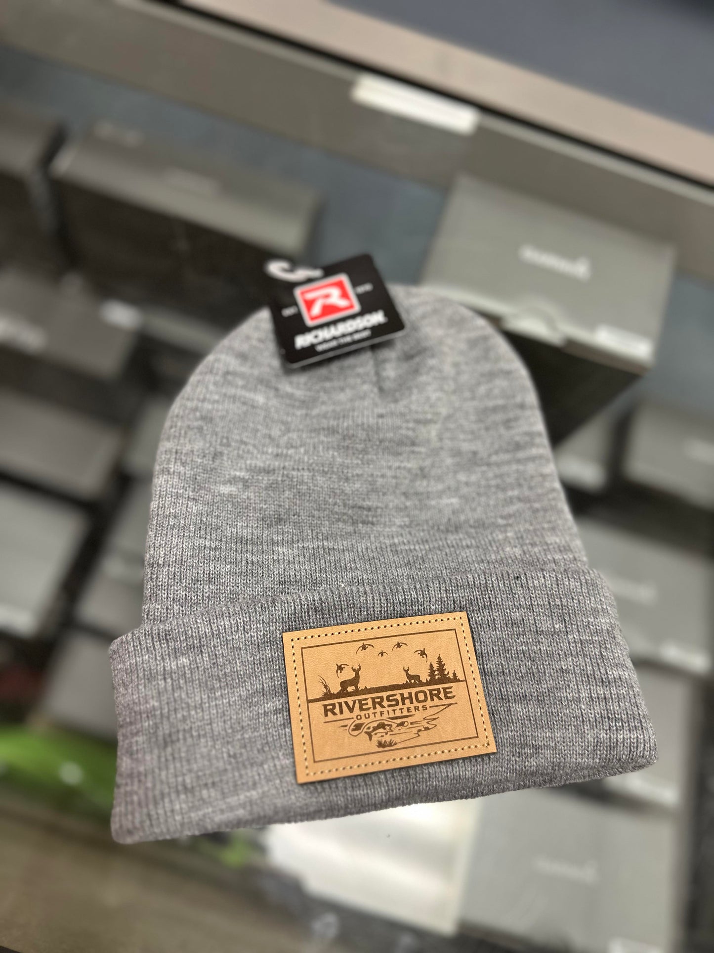 RSO Leather Patch Beanie
