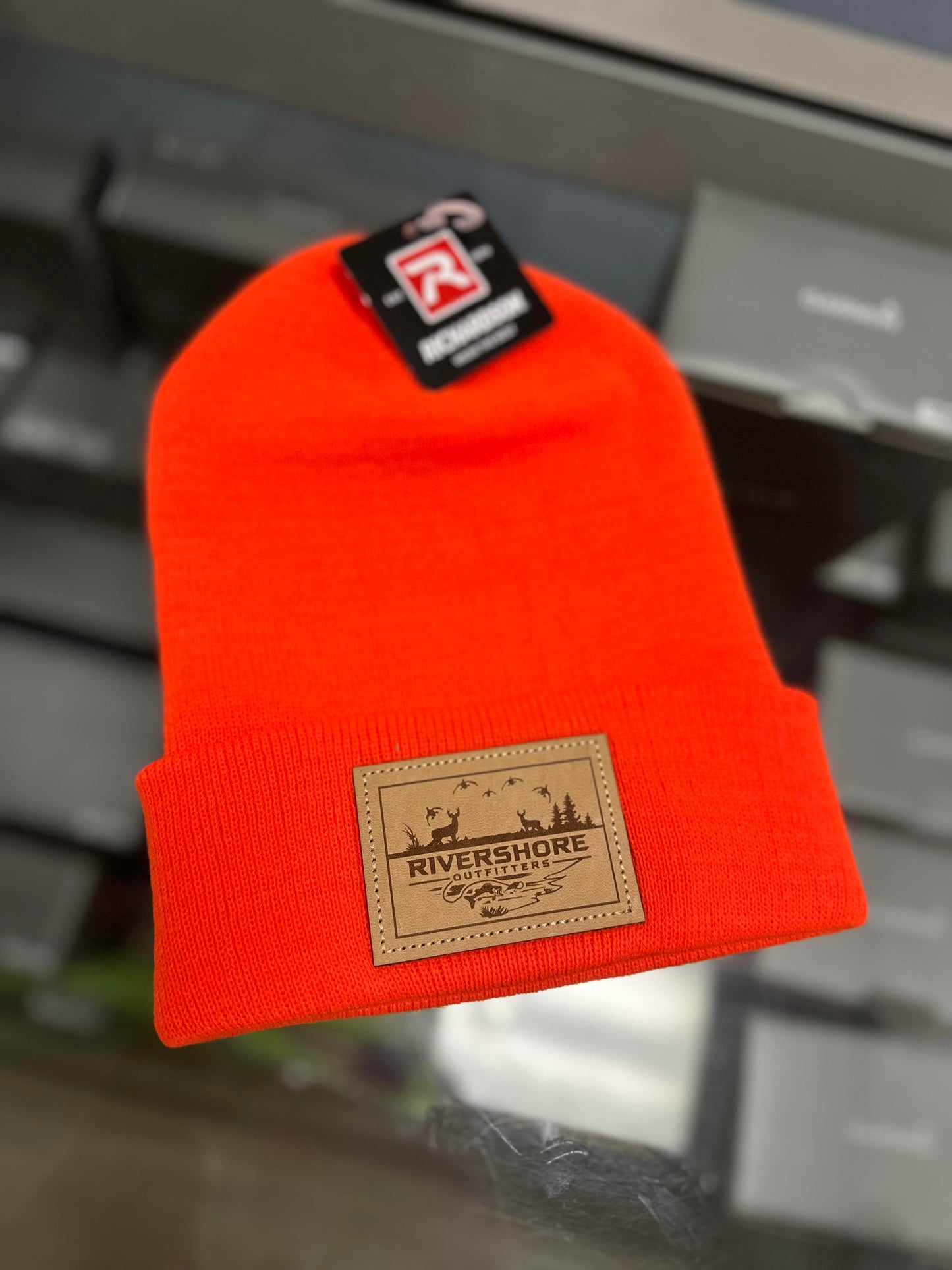 RSO Leather Patch Beanie