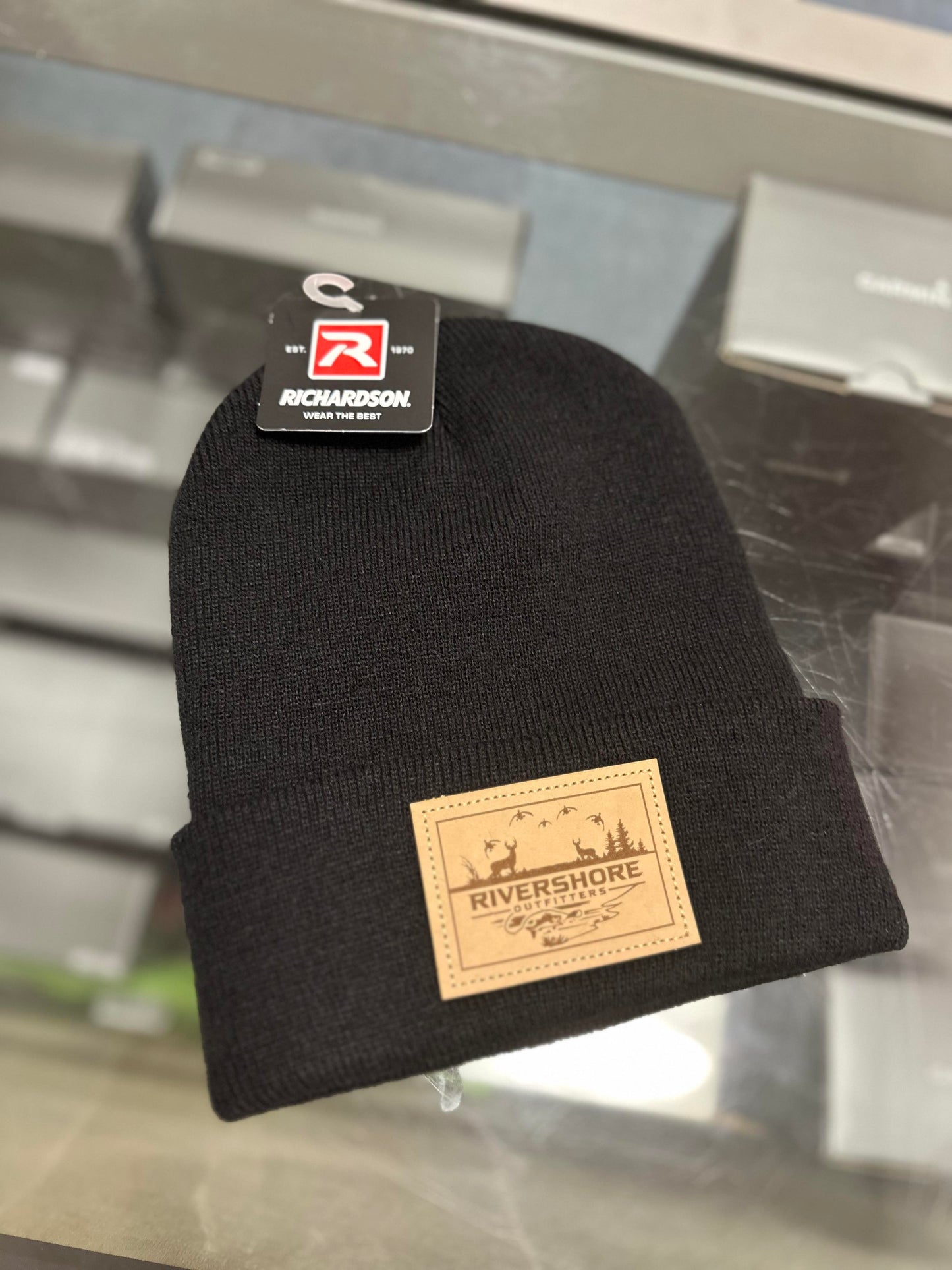 RSO Leather Patch Beanie