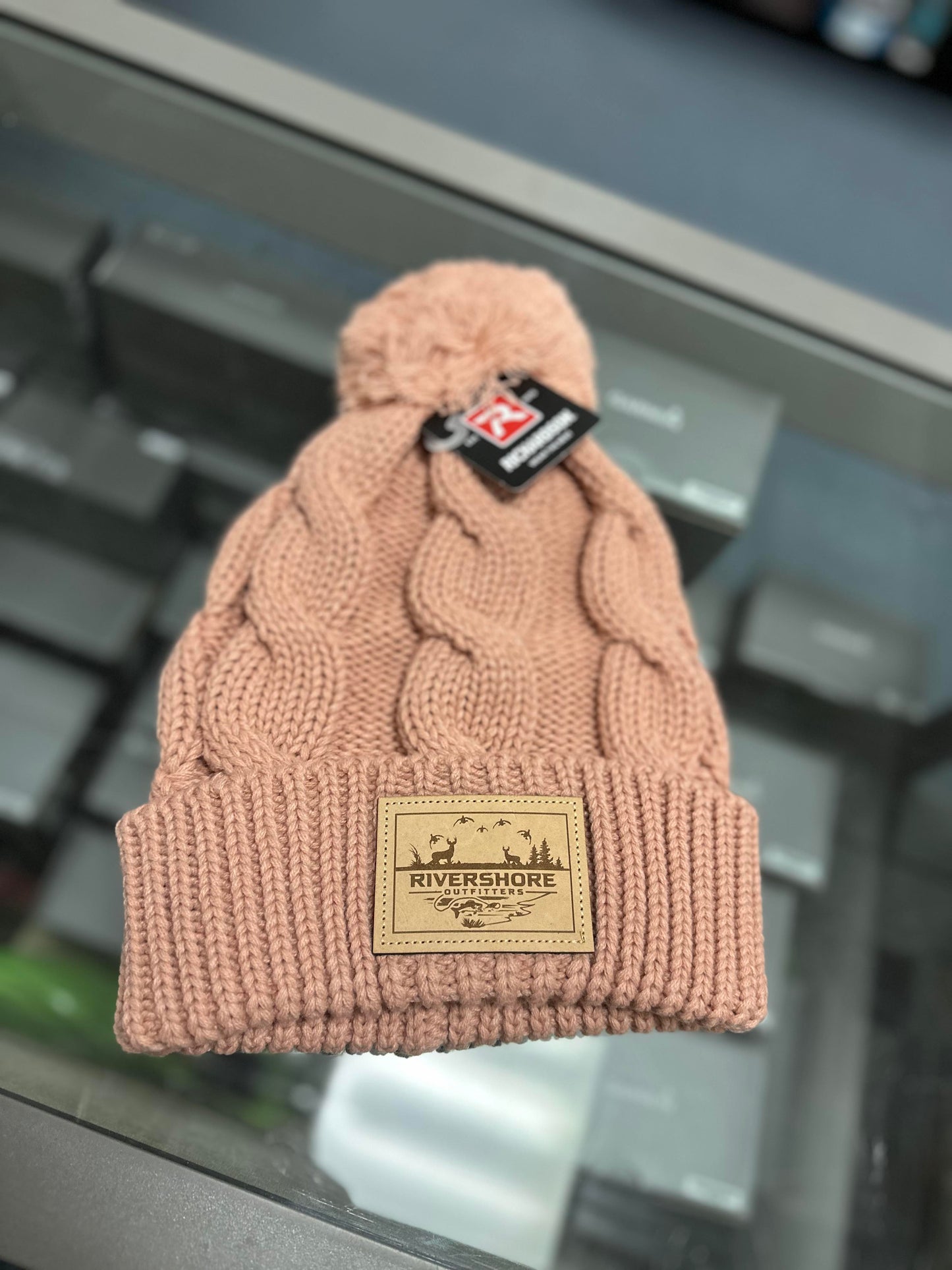 RSO Leather Patch Twist Knit