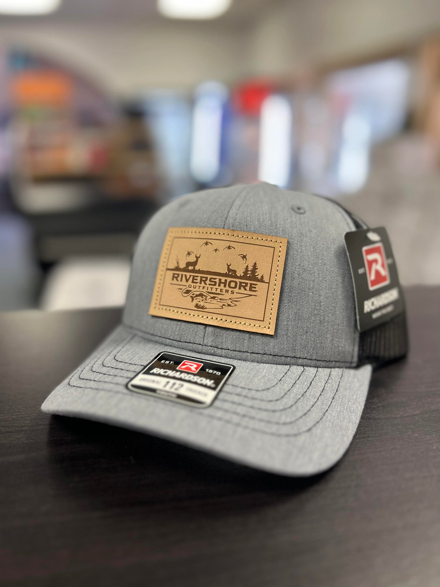 Youth RSO Leather Patch Hat (Heather/Black)