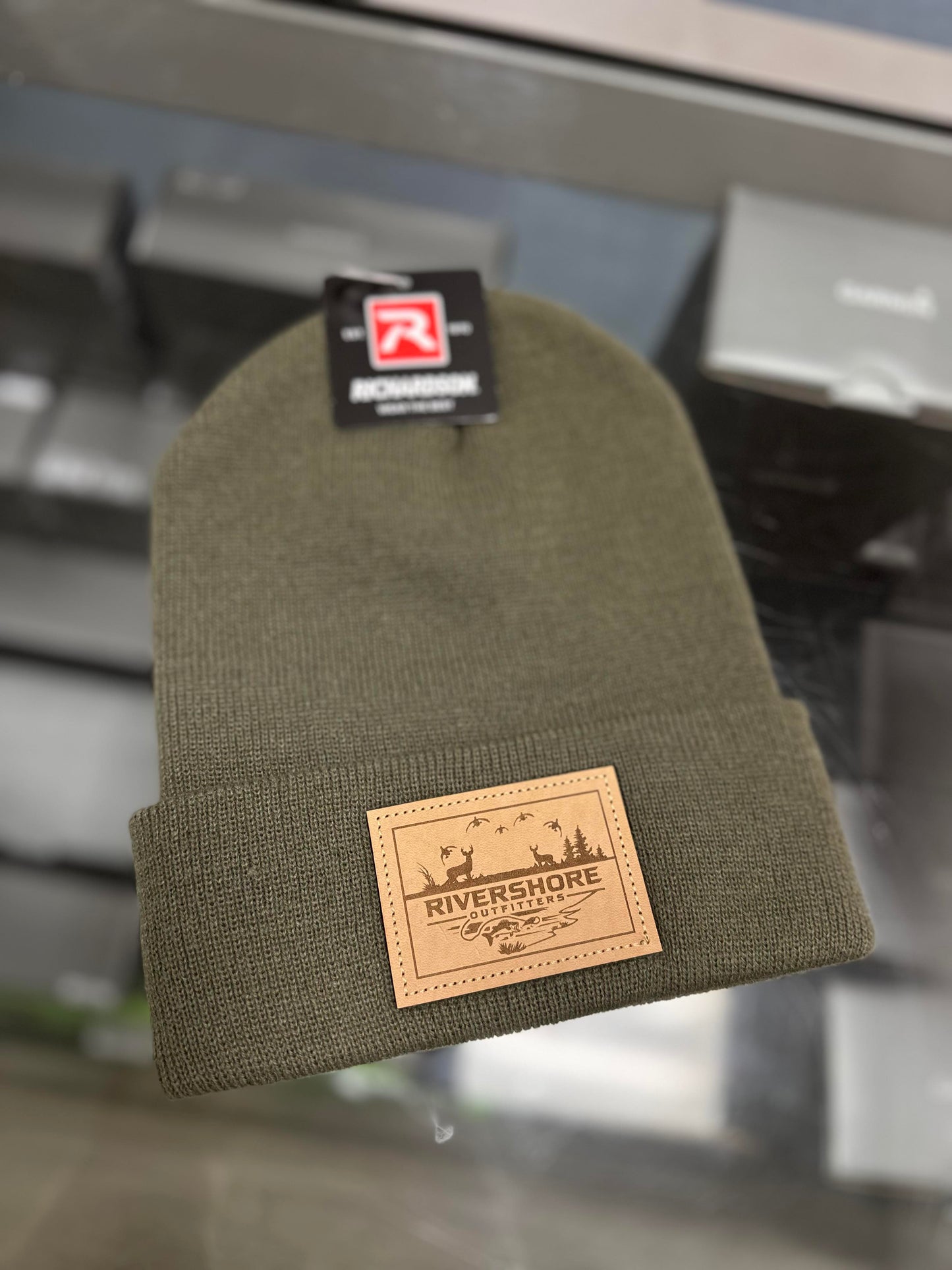 RSO Leather Patch Beanie