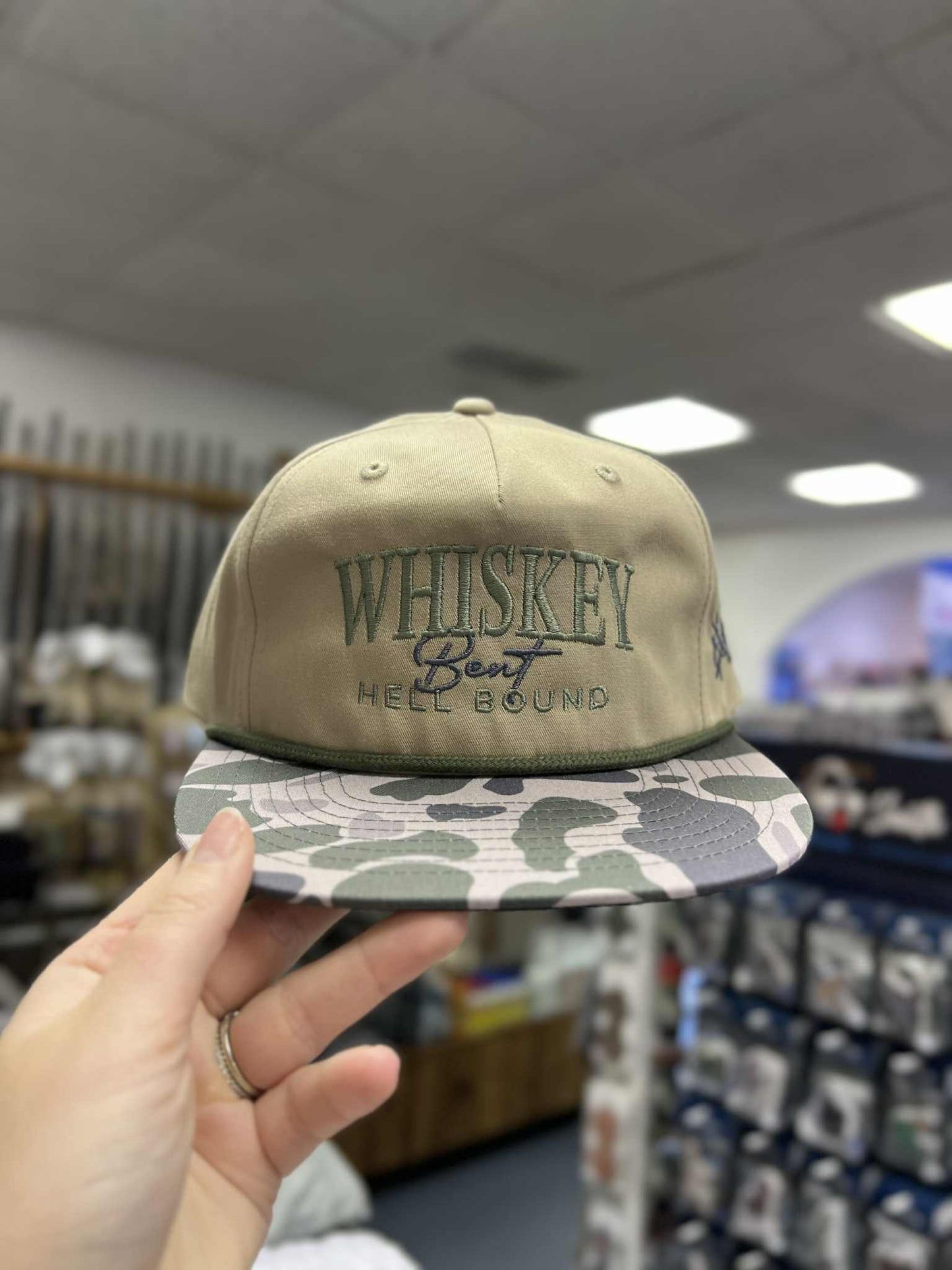 Whiskey Bent and Hell Bound Trucker, 256 Marsh Camo/ Khaki