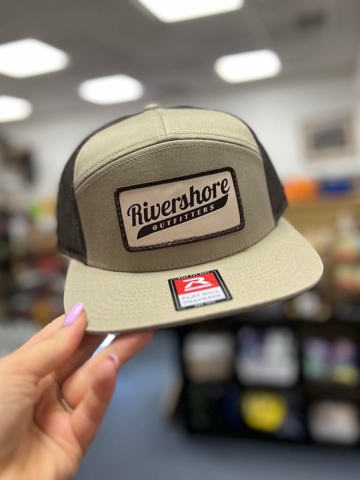 RSO Script Patch Hat, 168 Split Pale Khaki/Brown