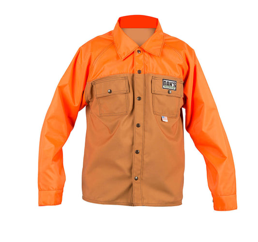 Dan's Brown Duck Shirt, Orange 134-OR