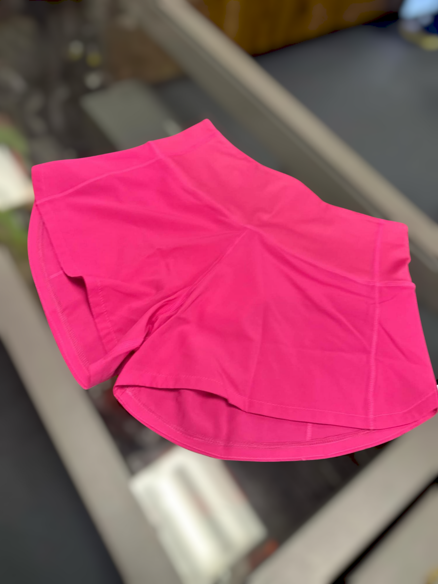 Buoy Women's Athletic Shorts, Hot Pink