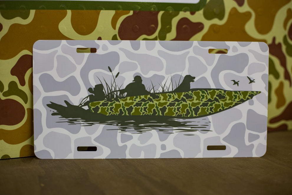 License Plate, Duck Boat