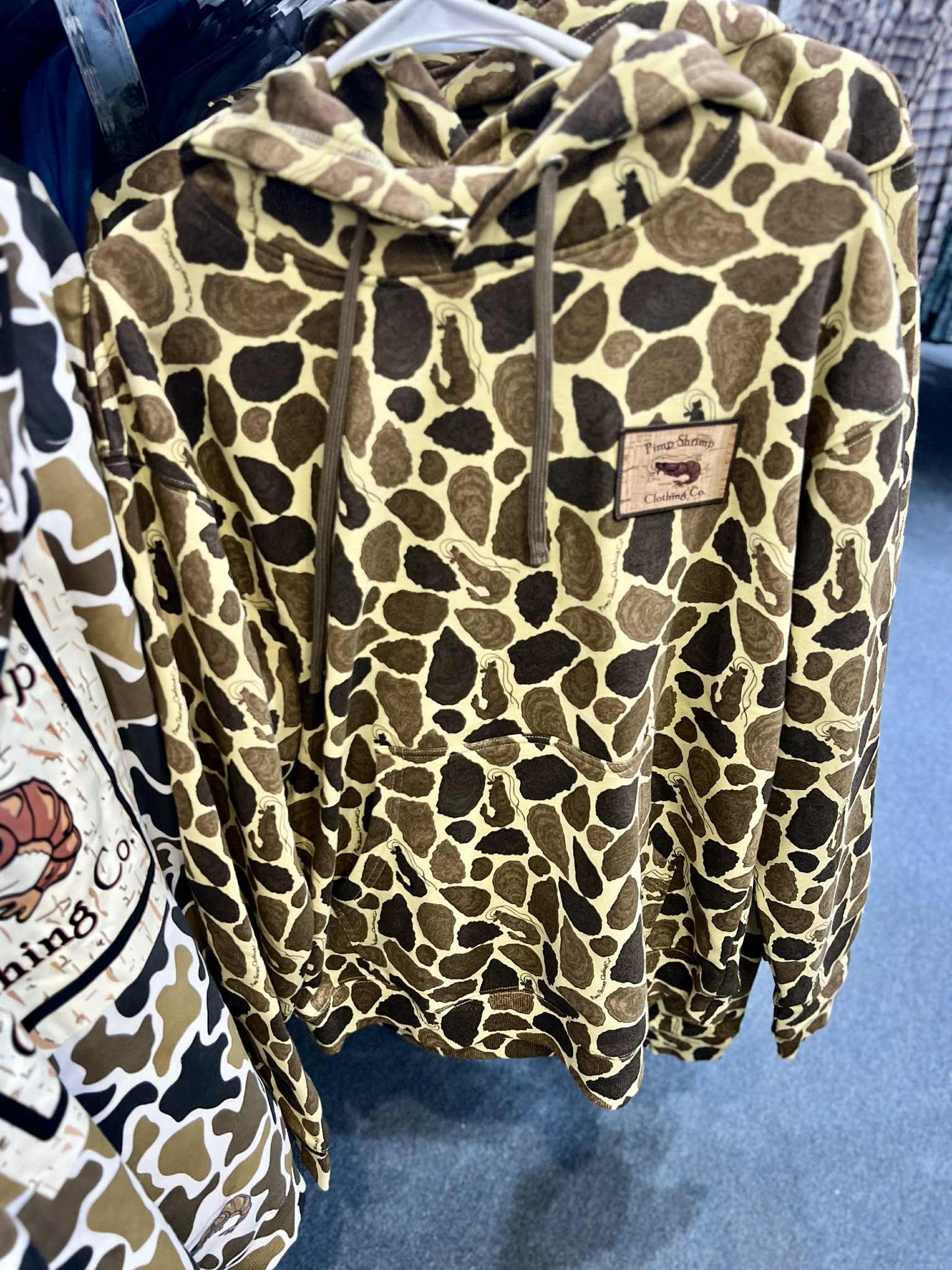 Midweight Hoodie, Brown Oyster Camo