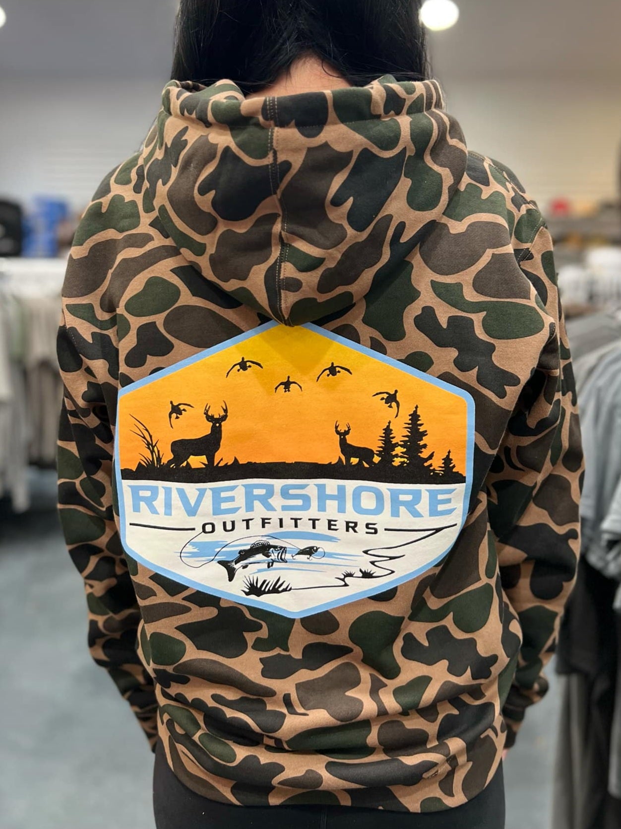 RSO Logo Hooded Sweatshirt, Duck Camo
