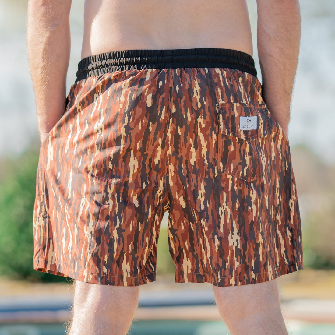 Swim Trunks, Bark Camo