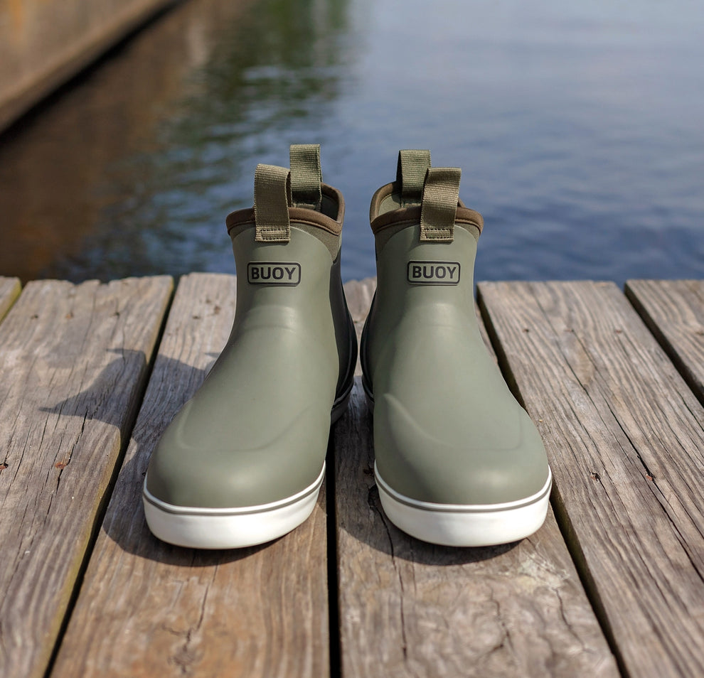 Women's Olive Buoy Boots