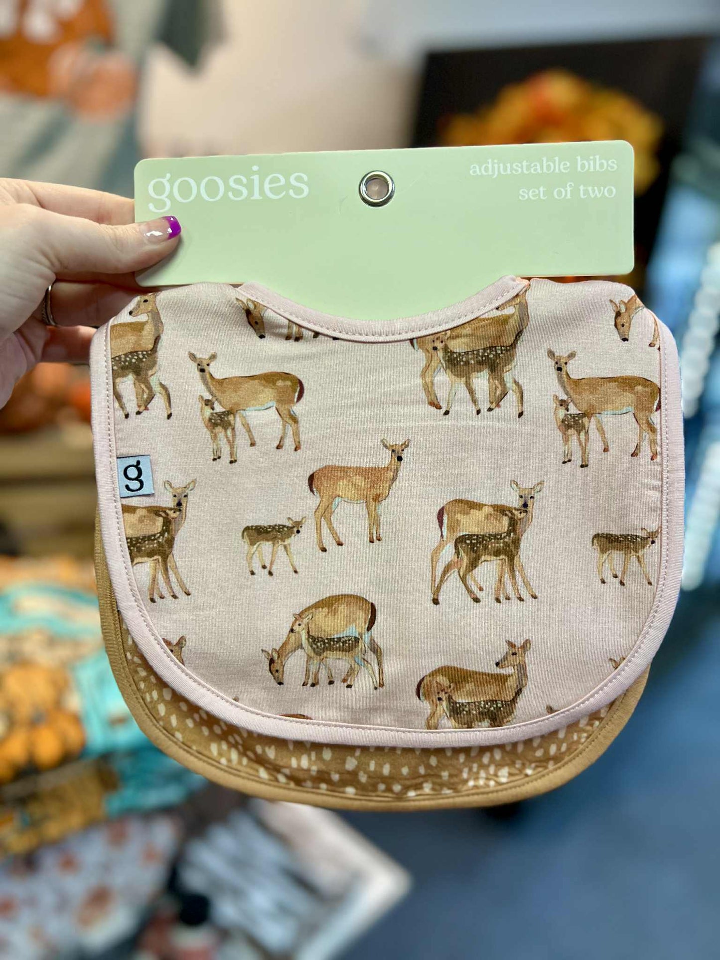 Goosies Bib Set, Does & Fawns