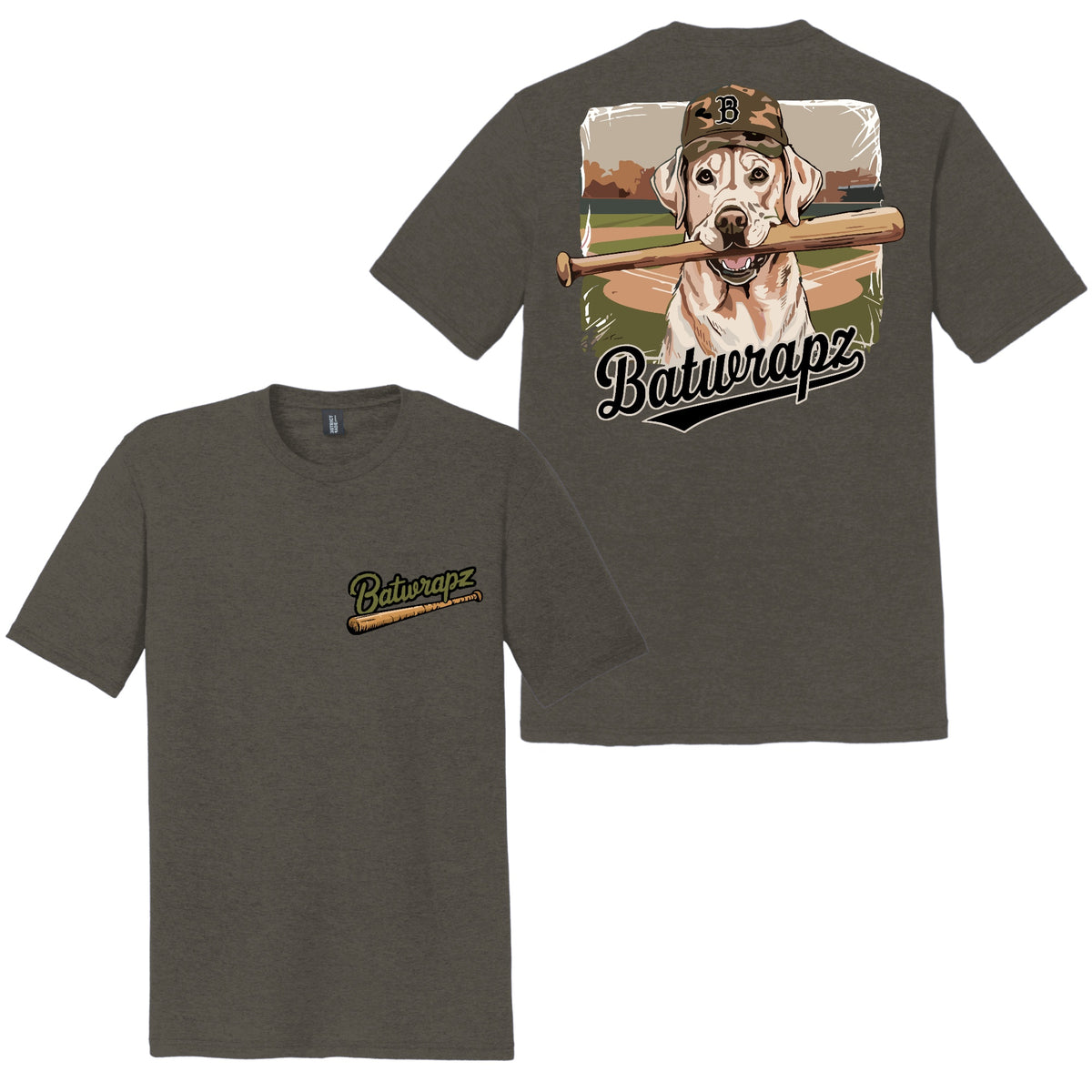Dugout Dog T-Shirt, Heather Gray