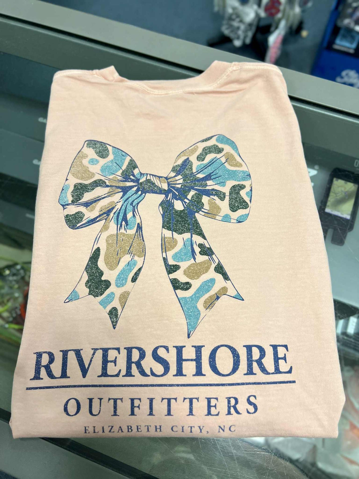 RSO Neutral Camo Bow Long Sleeve, Peach