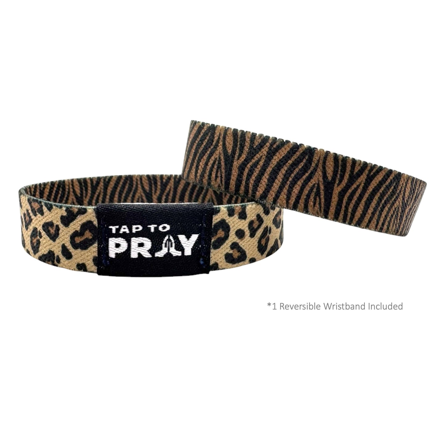 Tap To Pray, Wristband, Safari Leopard