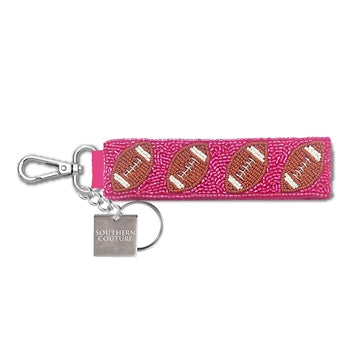 Beaded Keychain, Football