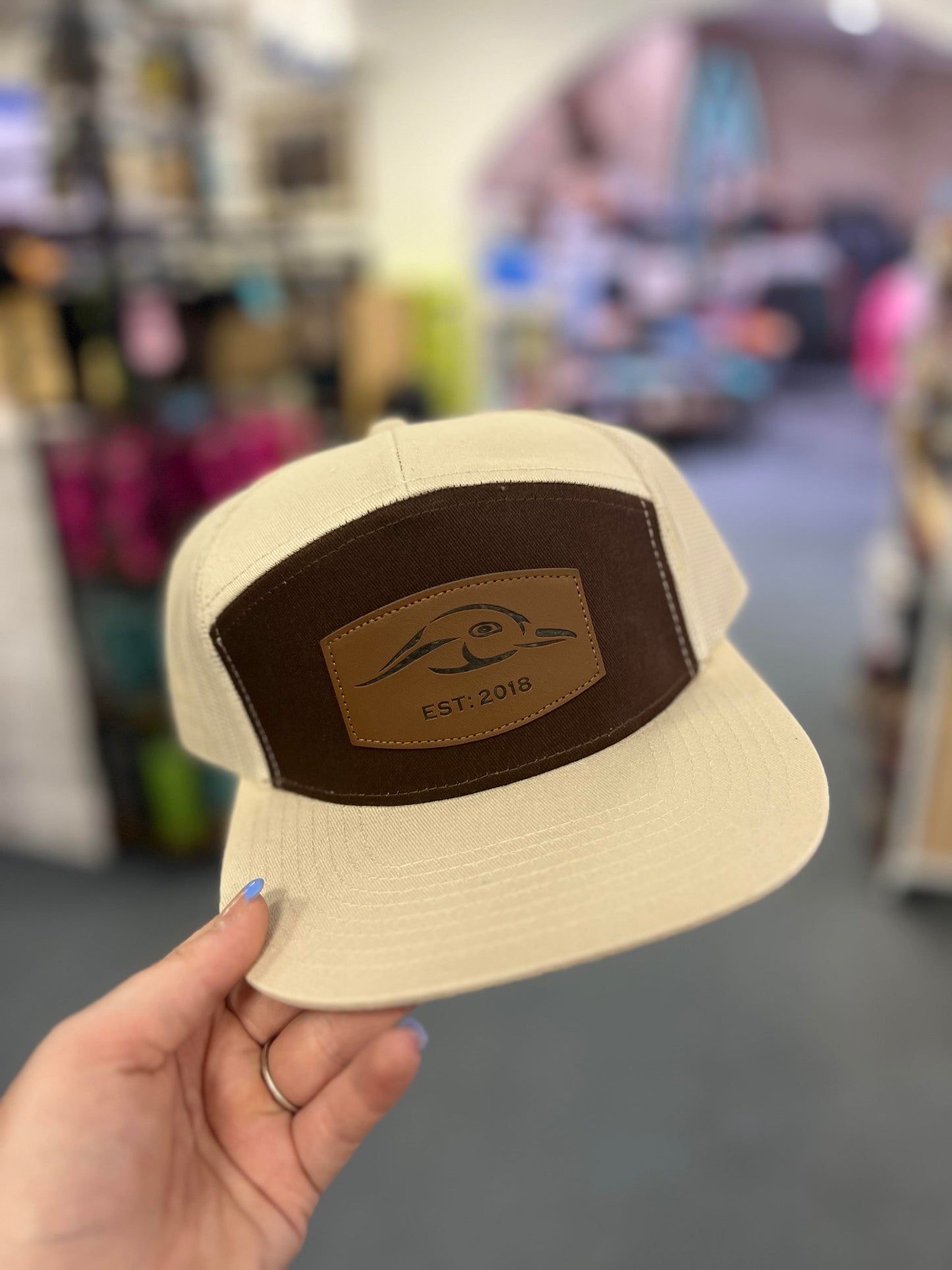 AFW Leather Patch 7 Panel Trucker