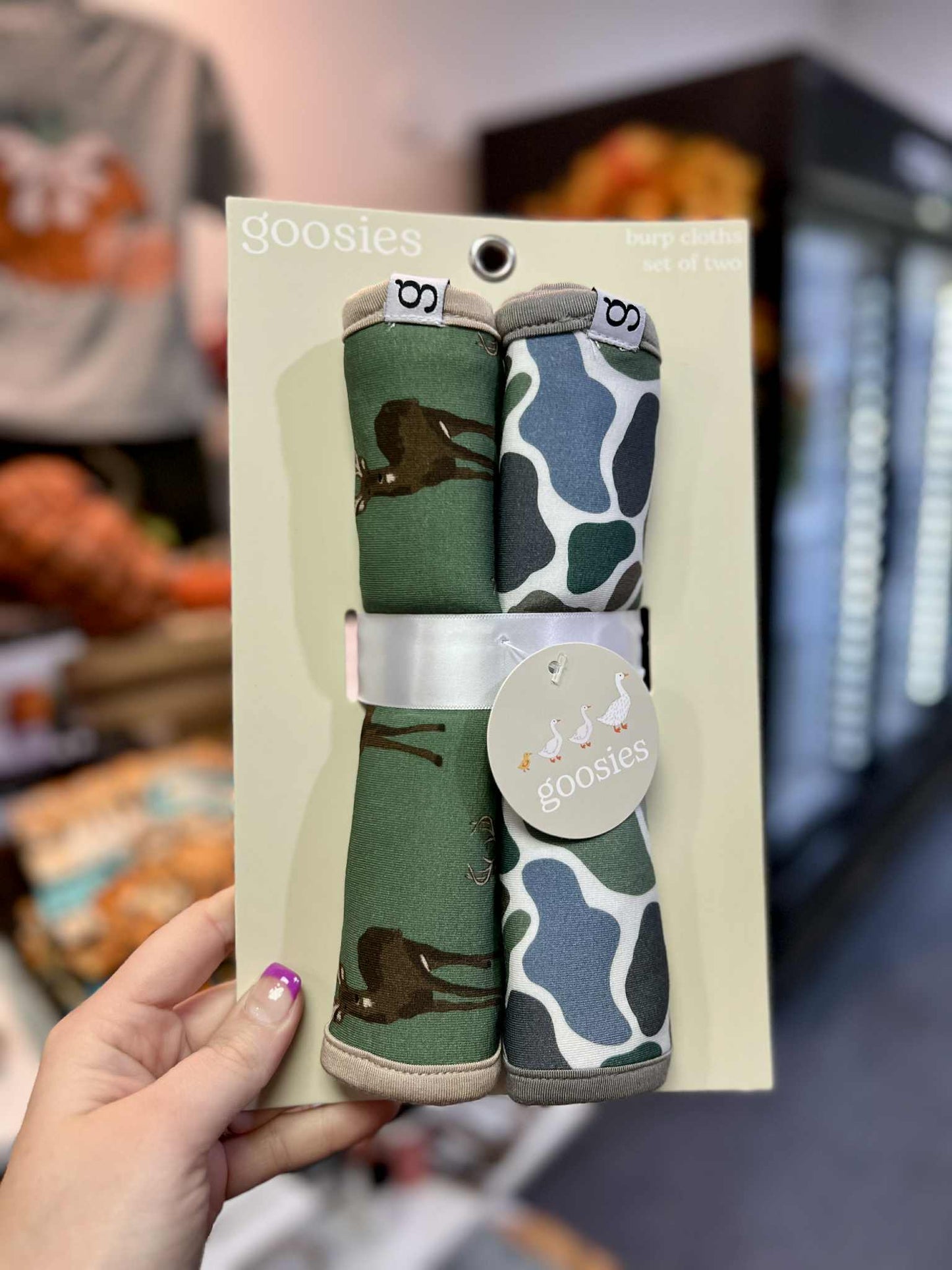 Goosies Burp Cloth Set, Deer