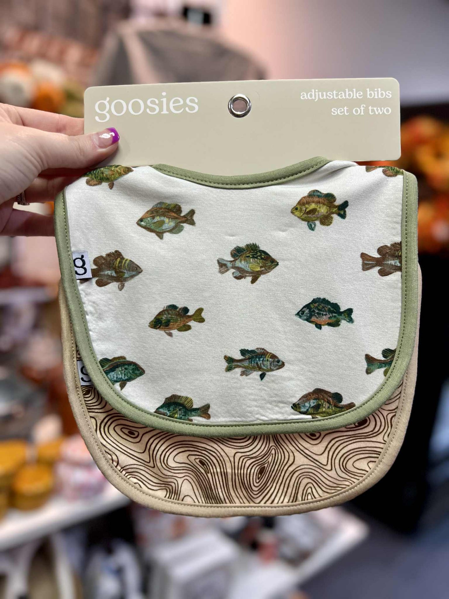 Goosies Bib Set, Lake Fish