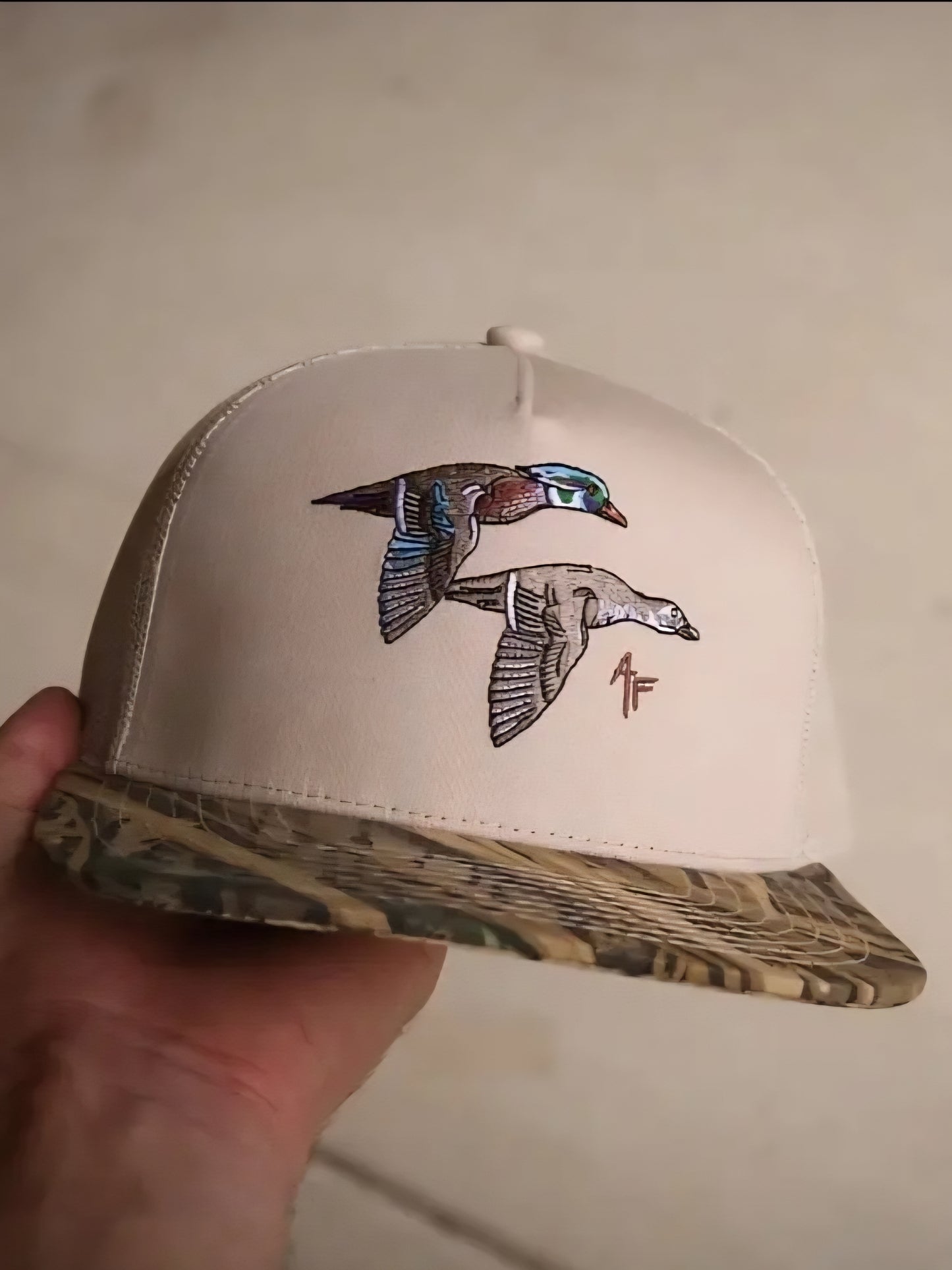 American Fetcher, 5 Panel Woodie Pair Hat, Shadow Grass