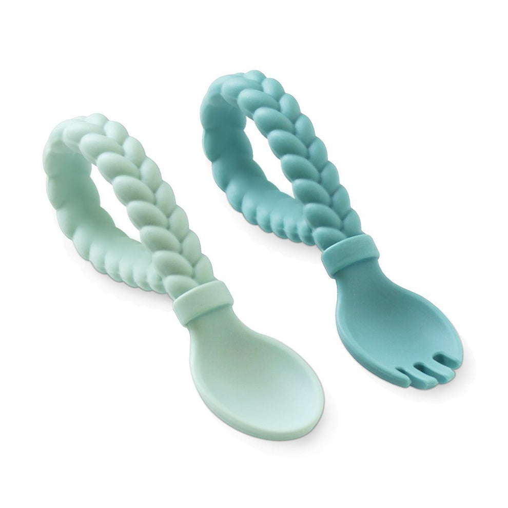 Itzy Sweetie Spoons, Baby Fork + Spoon Set
