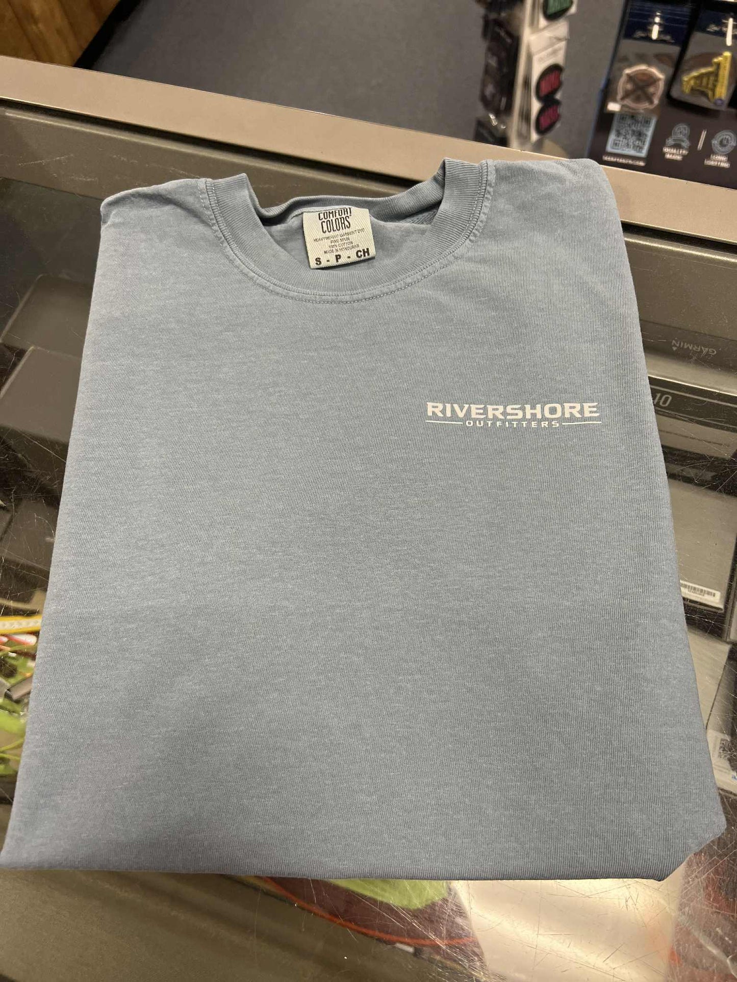 RSO License Plate Short Sleeve, Ice Blue