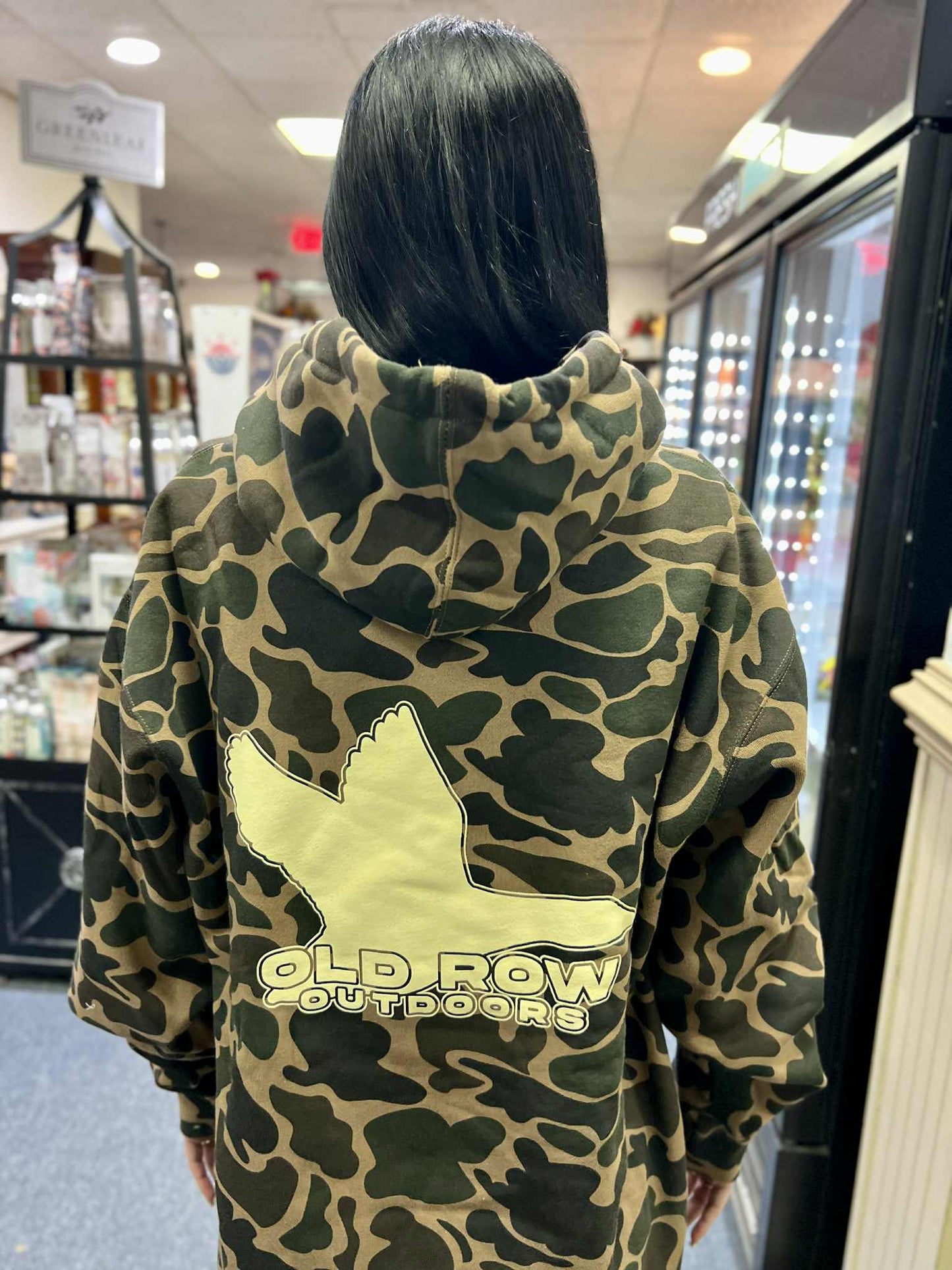 Old Row Outdoors Flying Duck Camo Hoodie
