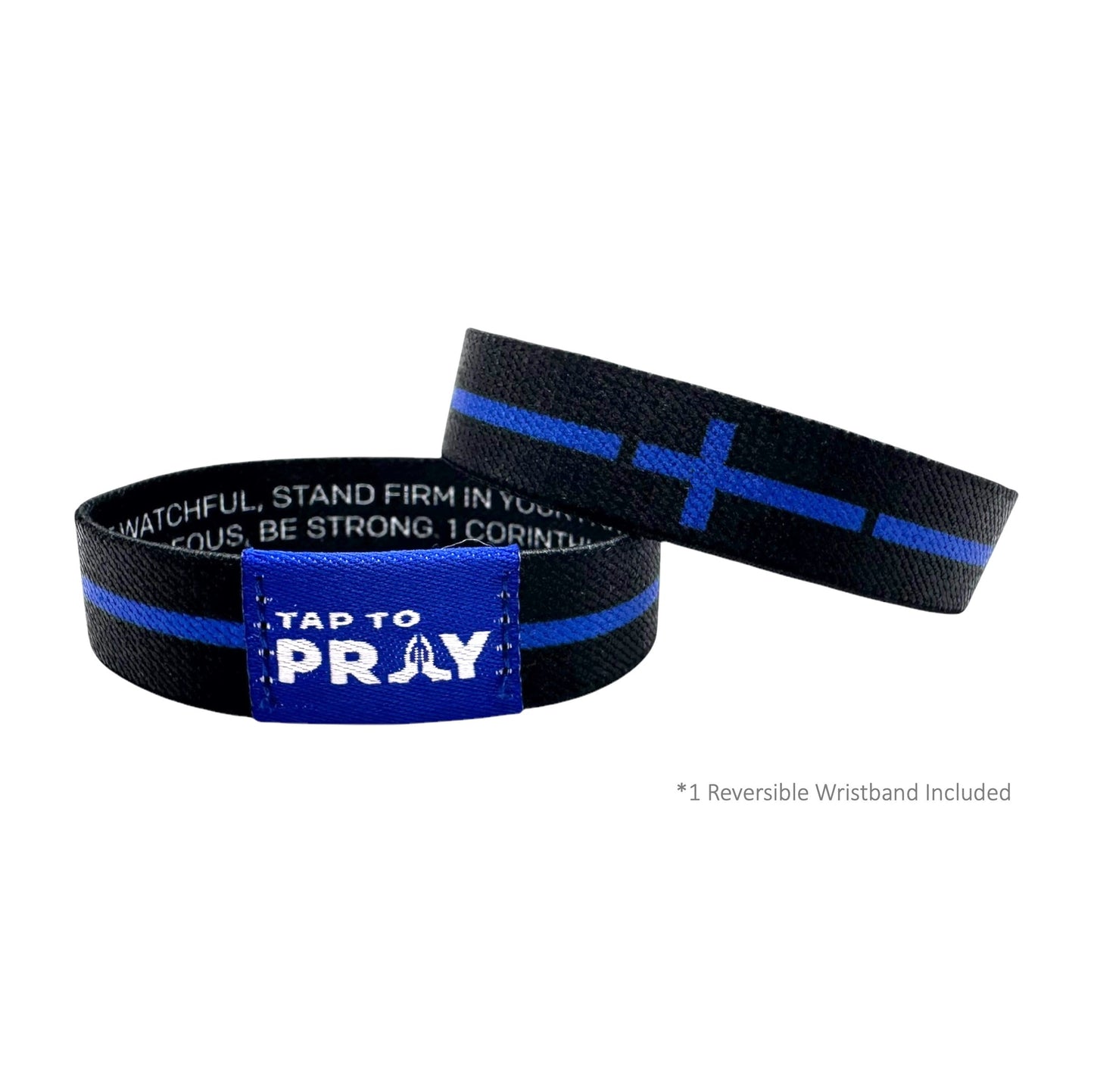 Tap To Pray, Wristband, First Responders Law Enforcement
