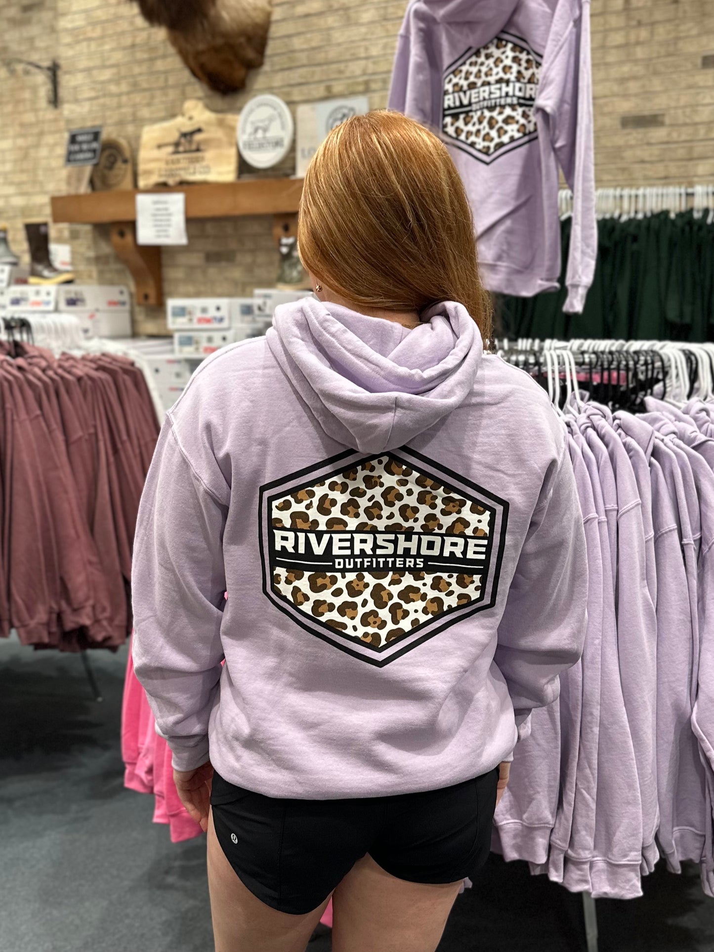 RSO Leopard Hoodie, Orchid