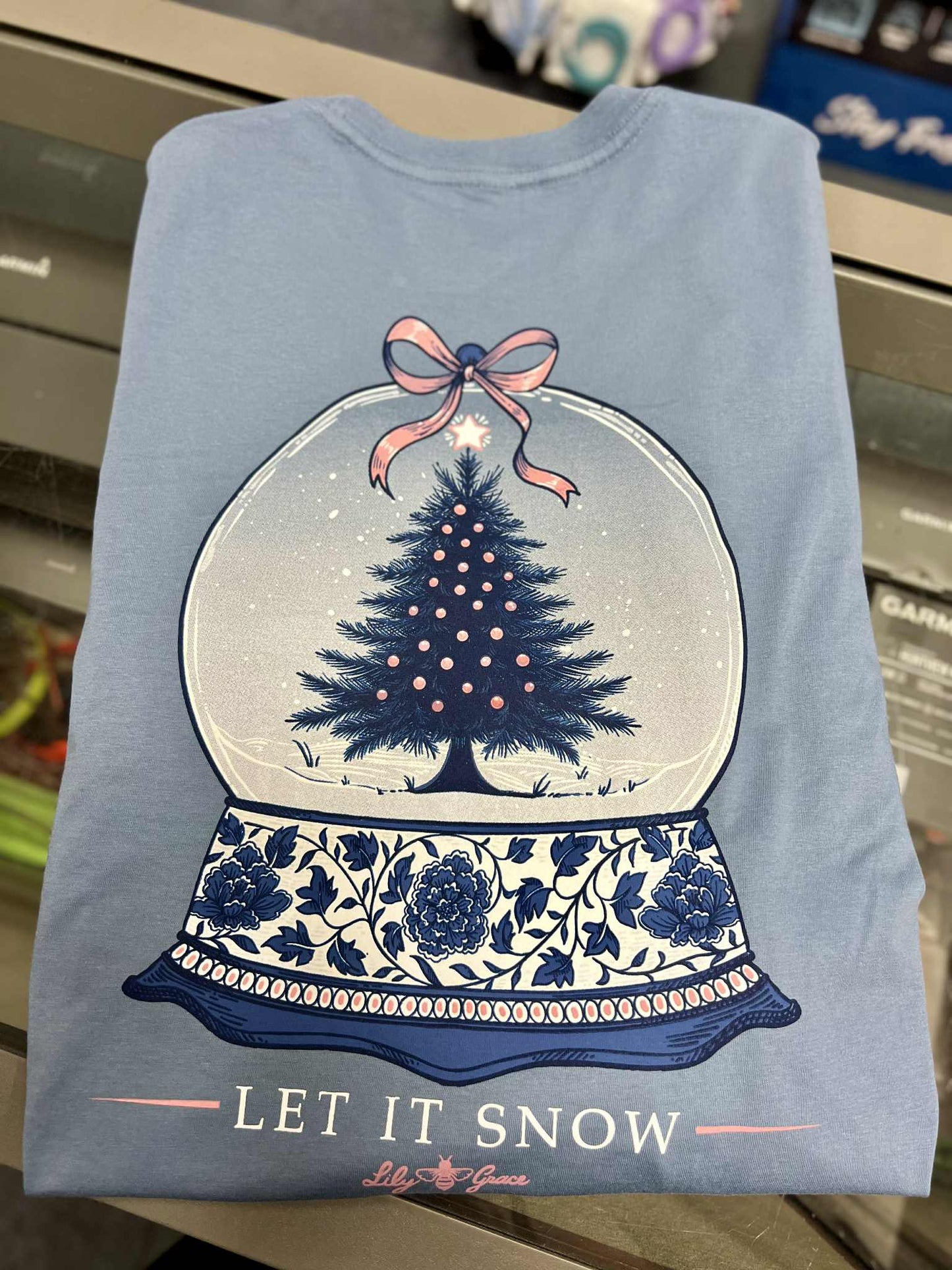 Snow Globe Long Sleeve, Slate