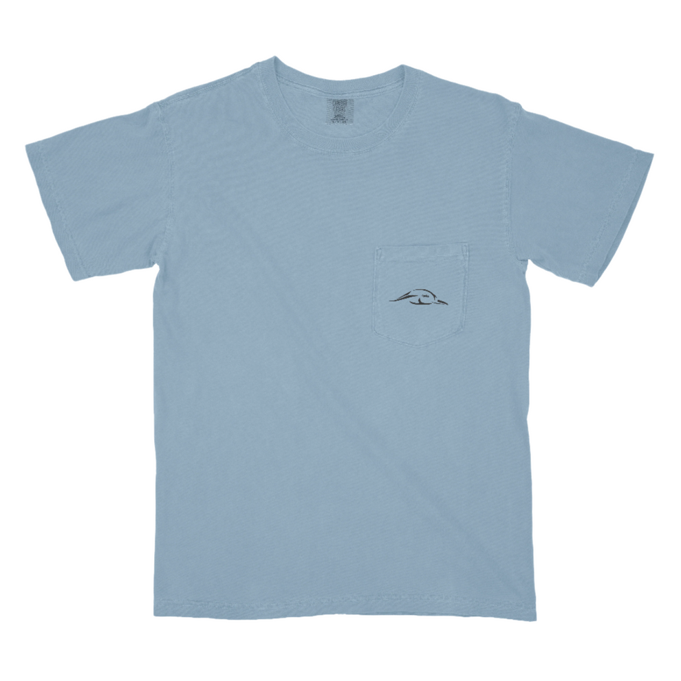 AFW Bass Fishing Short Sleeve, Light Blue