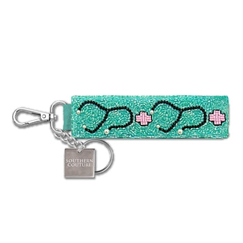 Beaded Keychain, Stethoscope