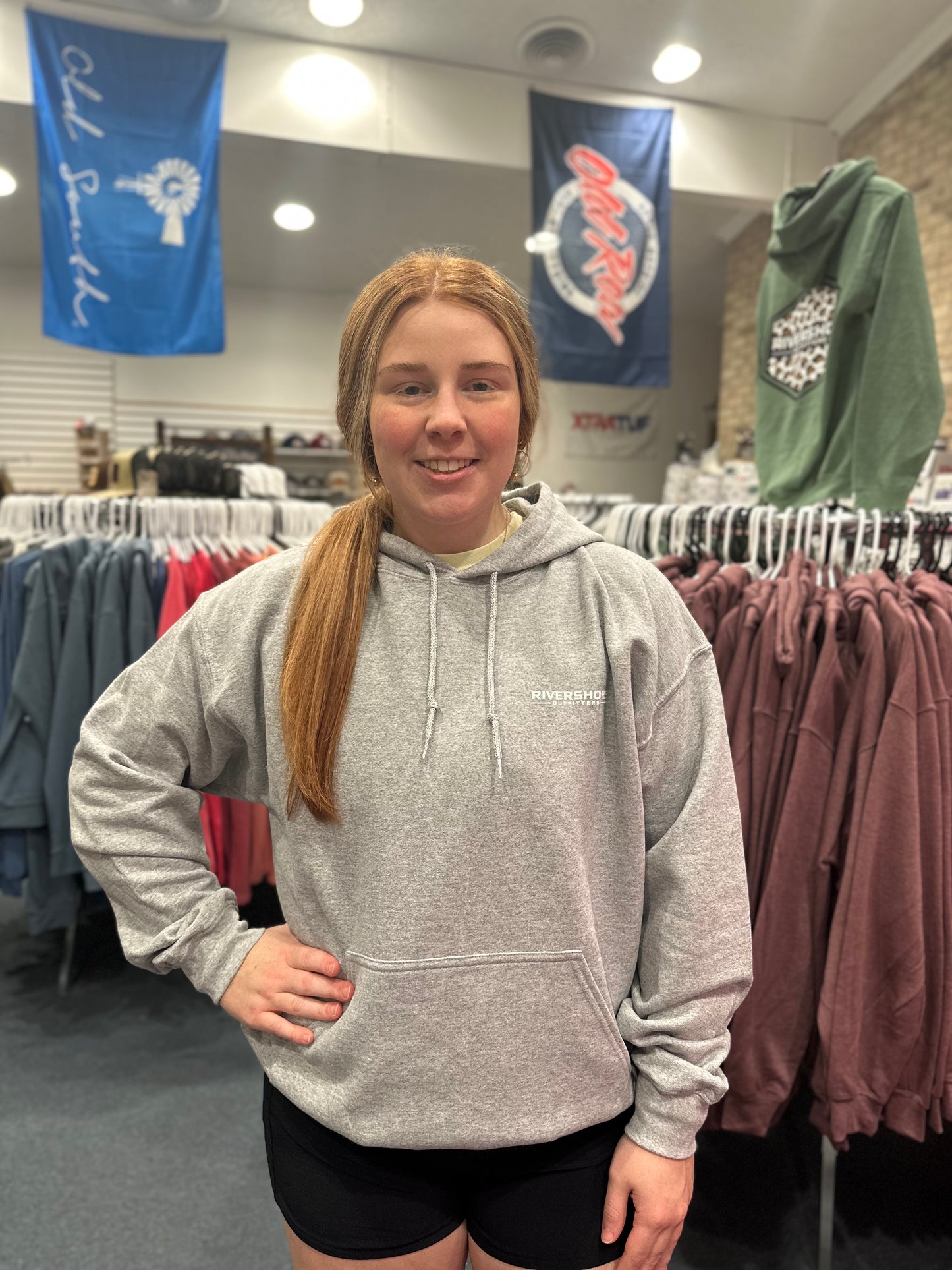 RSO Logo Hooded Sweatshirt, Sport Grey