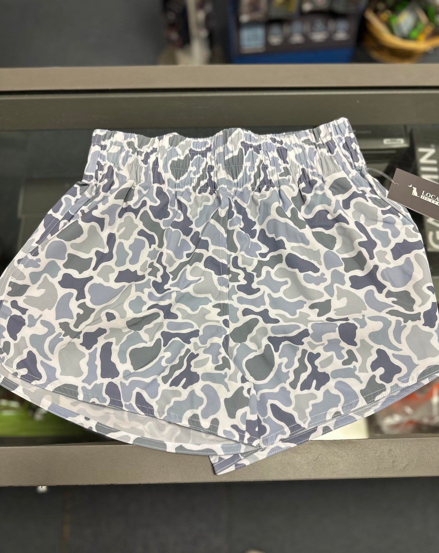 Women's High Waisted Volley Shorts, Localflage Coast