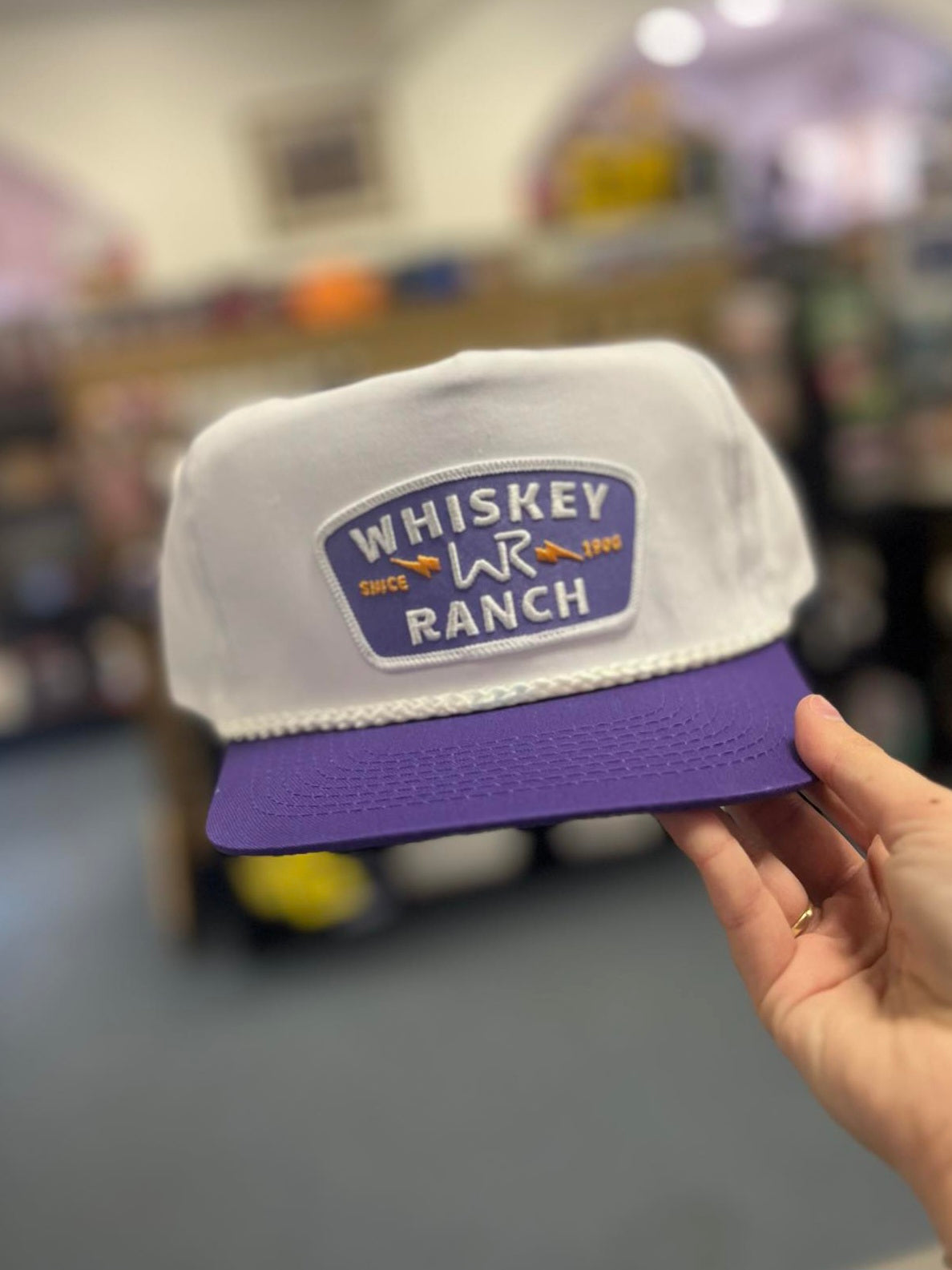 Whiskey Bent Hat Co, Purple Rain Rope Hat